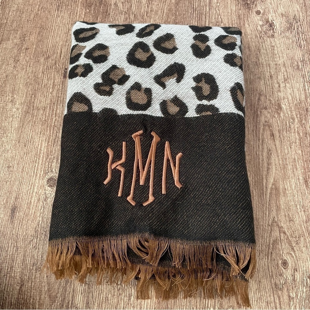 NWT Cheetah Printed Scarf - One Size